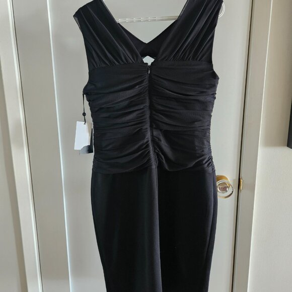 NWT - DKNY Black Cocktail Dress - Size 8 - Picture 4 of 5